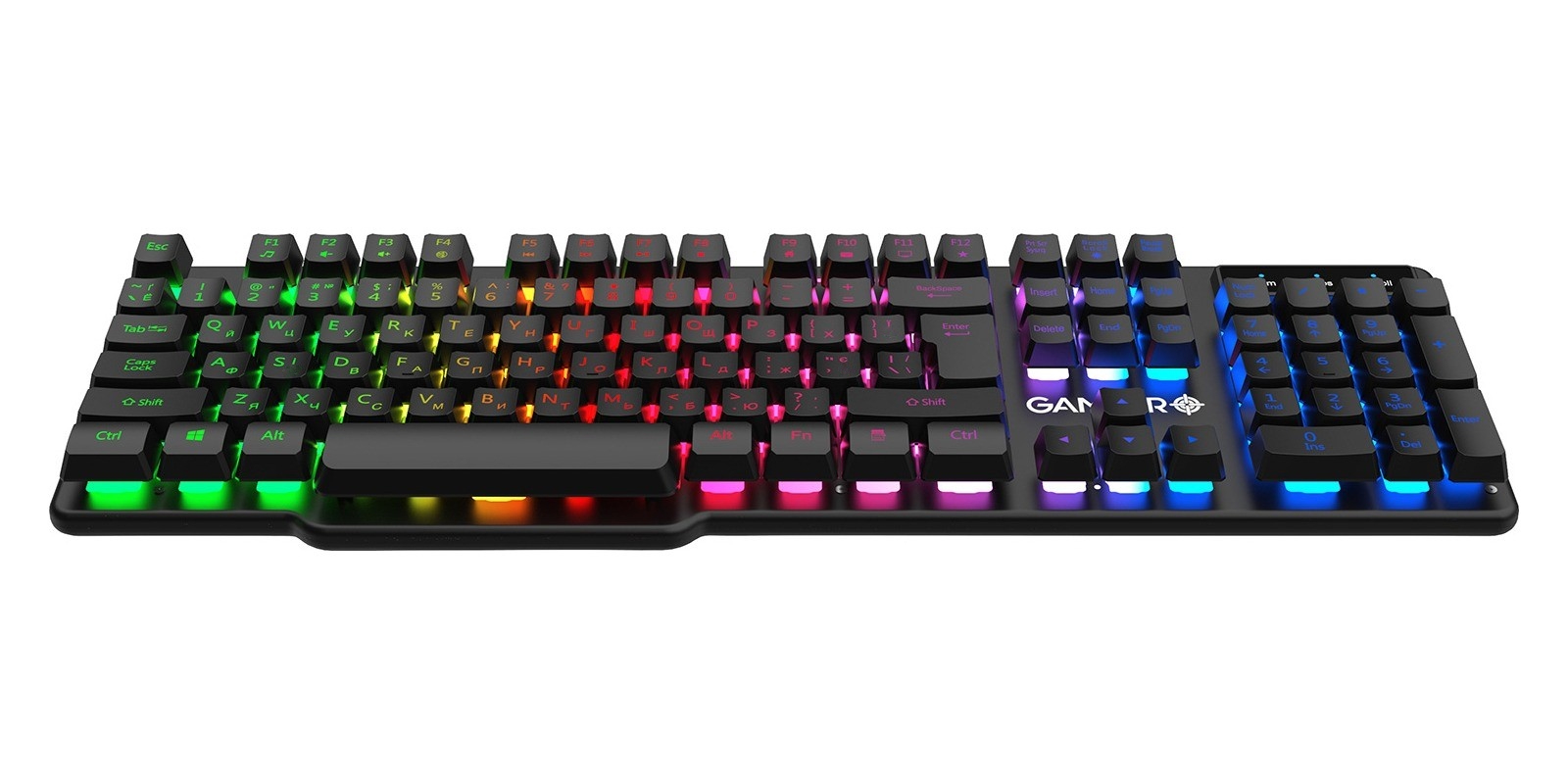 Клавіатура GamePro GK380 RGB Black 